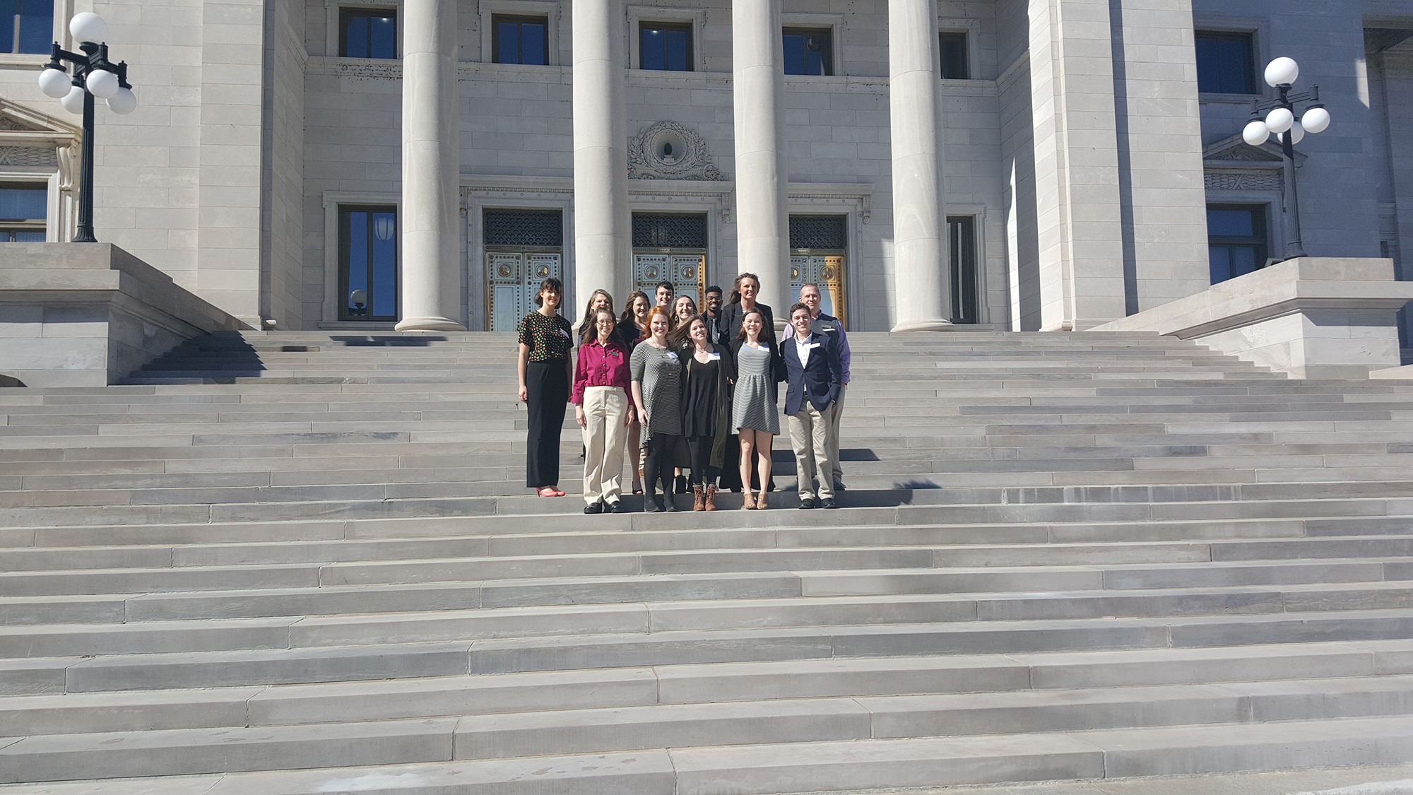 Ouachita students present research to state legislators at STEM Posters at the Capitol.