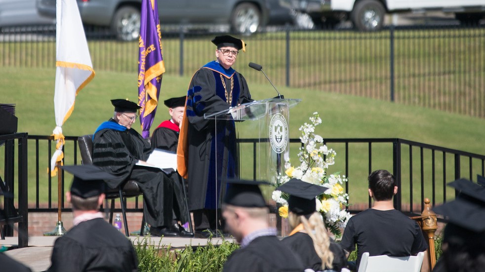 President Ben Sells gives 2021 Commencement address