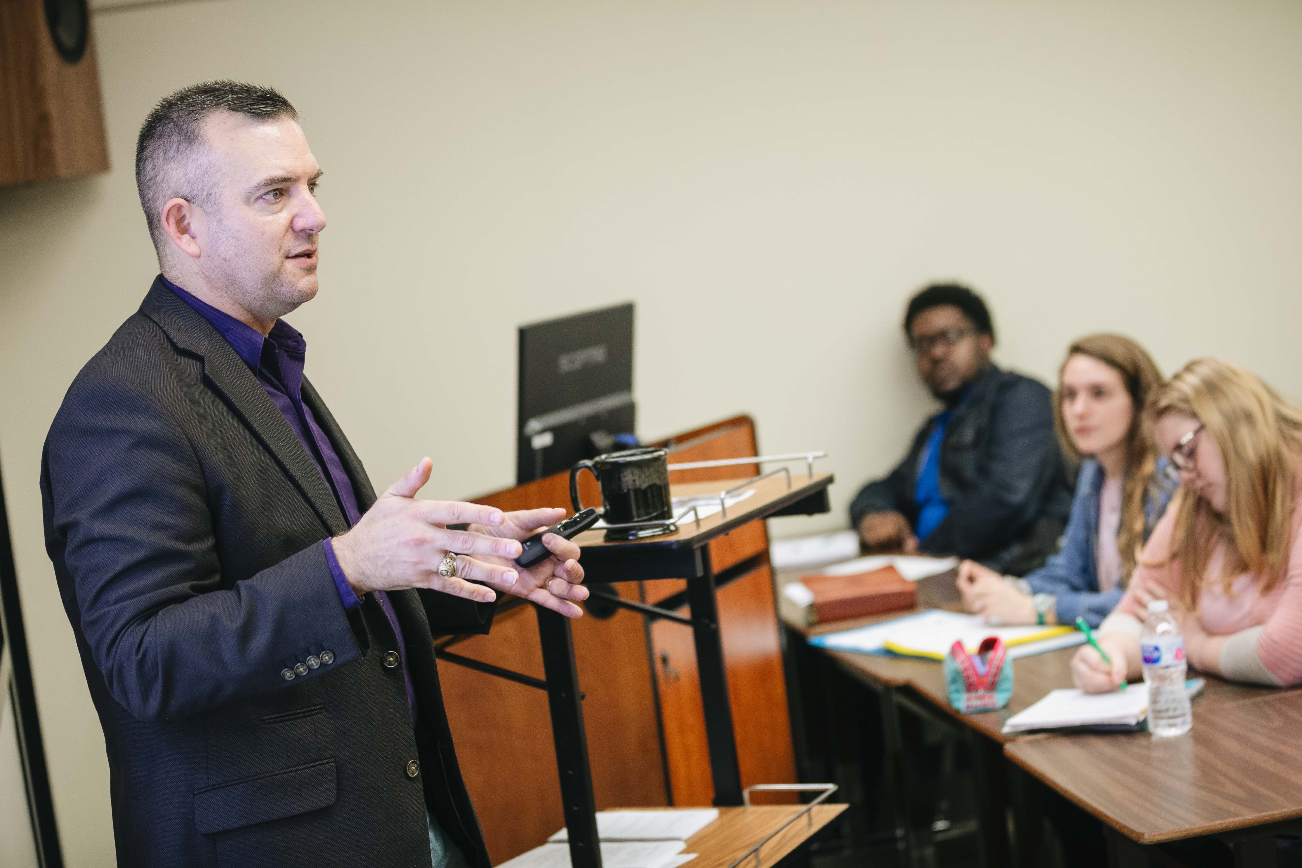 Casey Motl teaching class