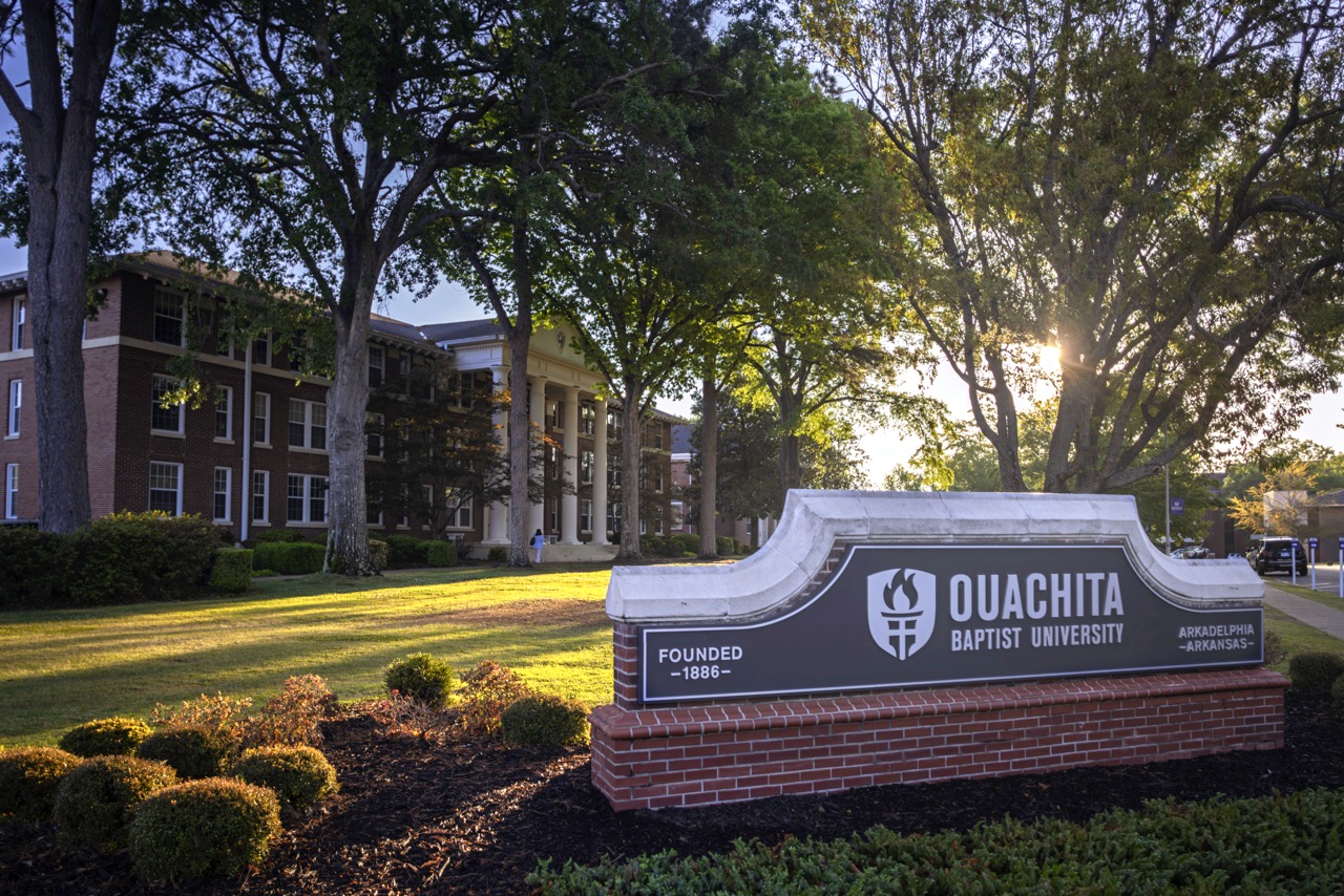 Ouachita's campus in Arkadelphia, Arkansas