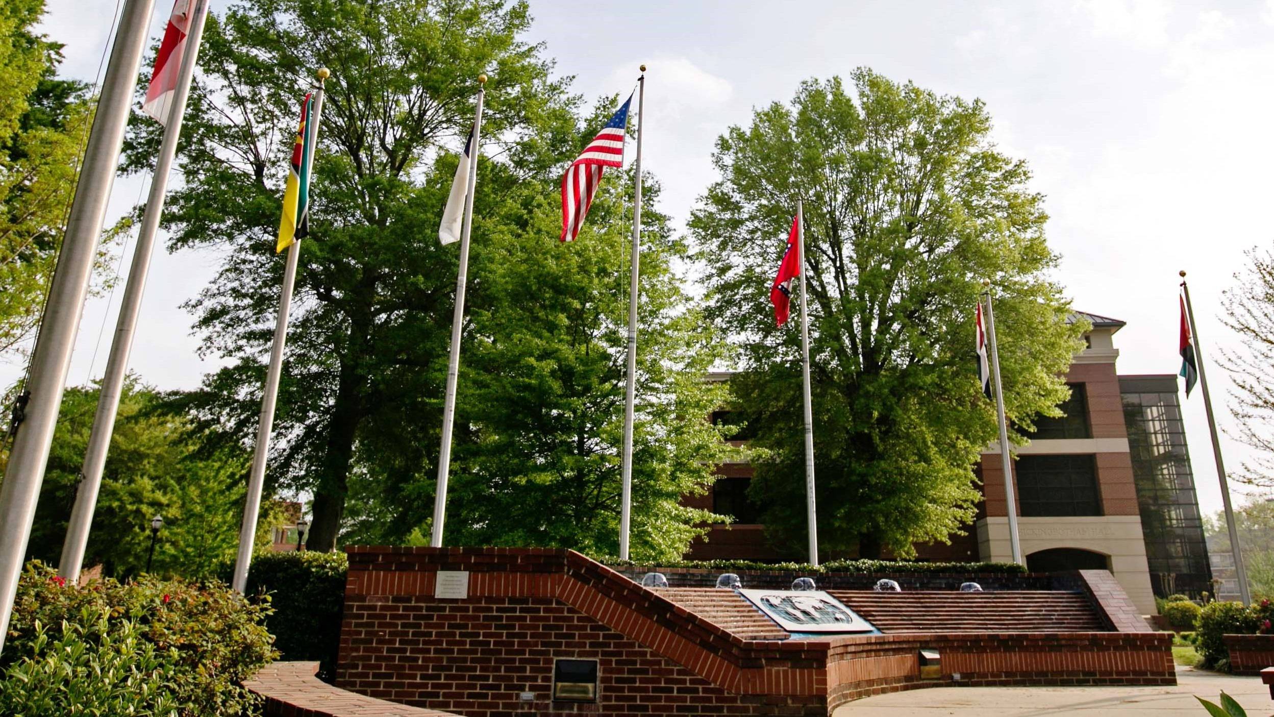 Ouachita flag plaza