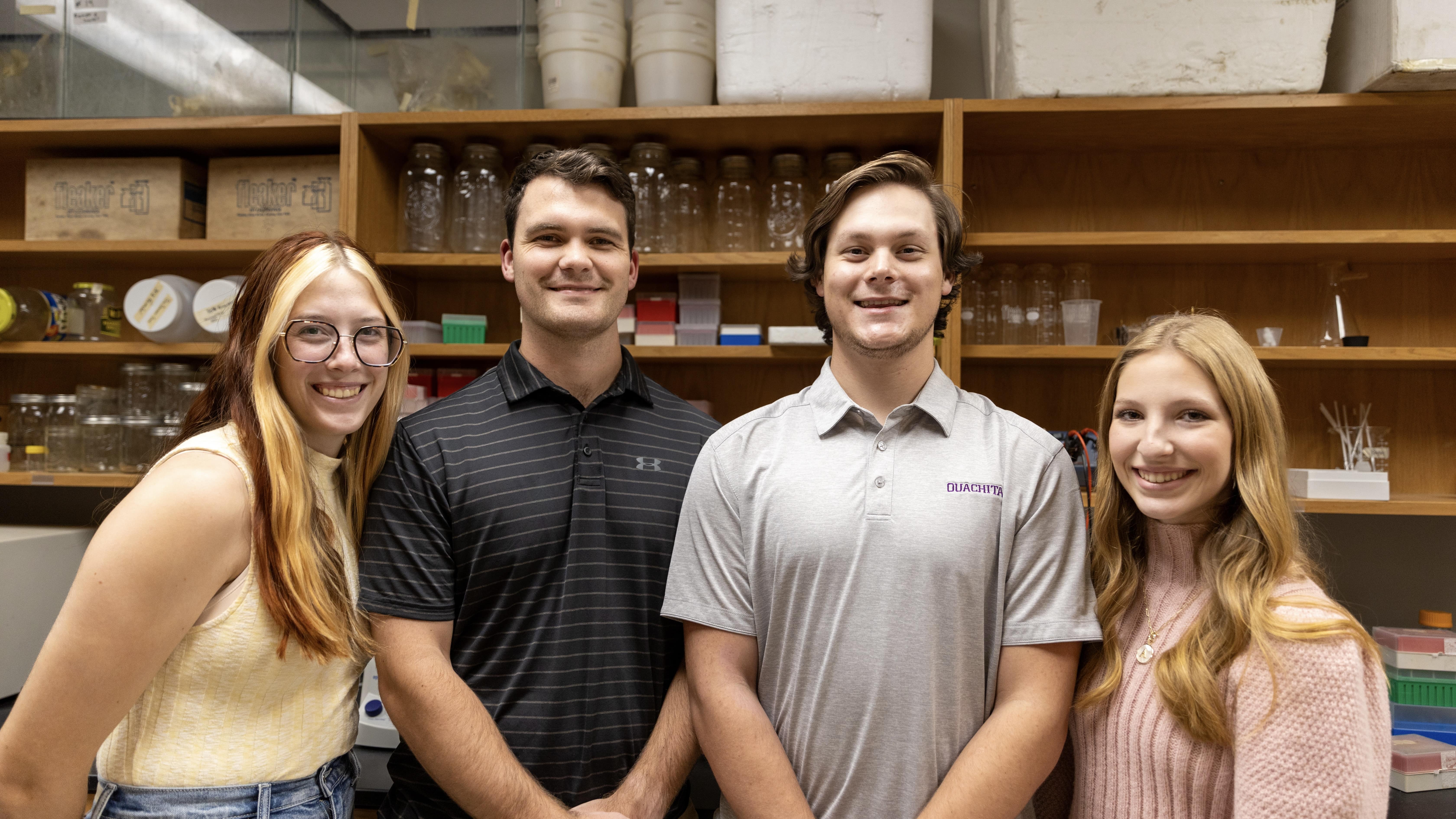 MicroRNA research team from the Patterson School of Natural Sciences