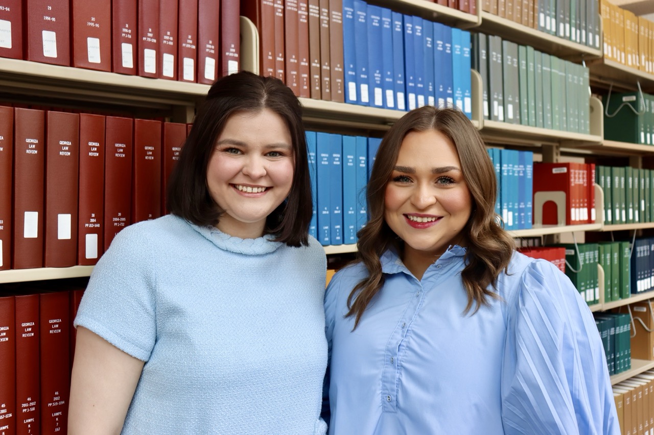 Emilee Webb (left) and Kathryn Totty (right)